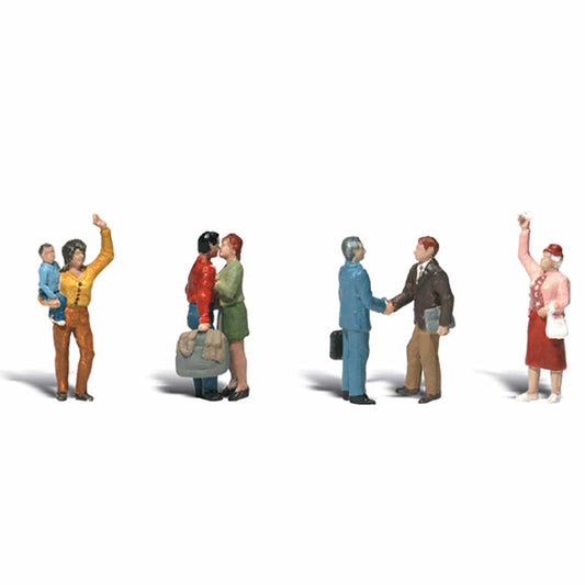 Woodland Scenics A1912 Goodbye People HO OO Gauge Figures Landscaping