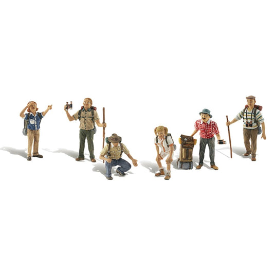 Woodland Scenics WA1944 Take A Hike HO OO Gauge Figures Landscaping