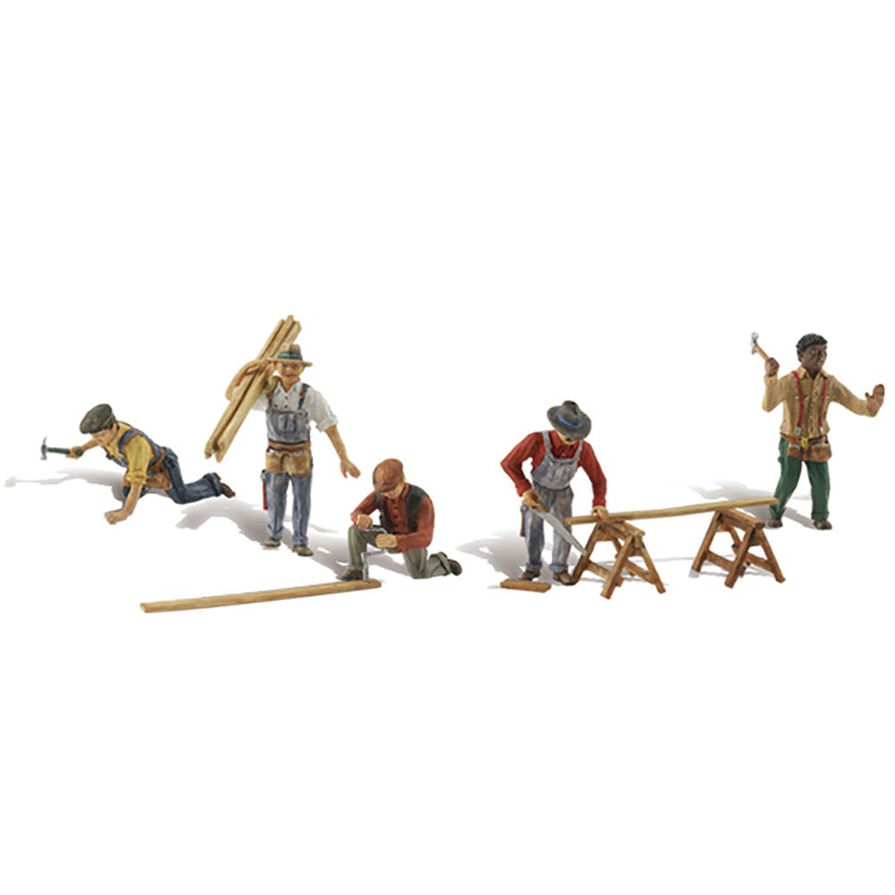 Woodland Scenics A1947 HO Carpenter Crew HO Gauge