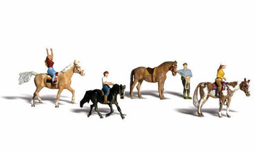Woodland Scenics A2159 Horseback Riders N Gauge Figures Animals & Vehicles