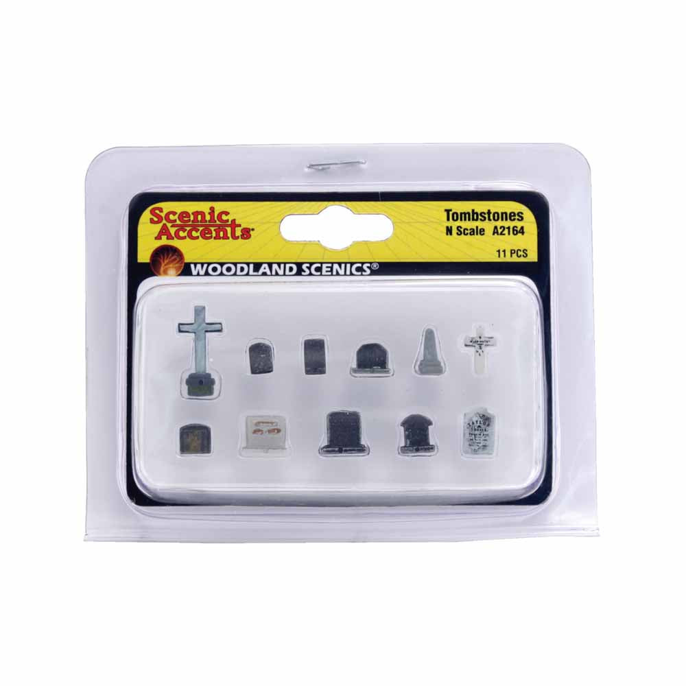 Woodland Scenics A2164 Tombstones N Gauge Figures Animals & Vehicles Landscaping