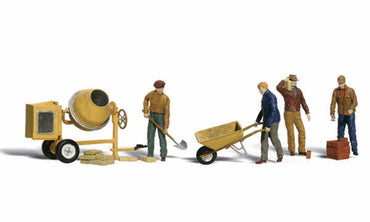 Woodland Scenics A2173 Masonry Workers N Gauge Figures Animals & Vehicles