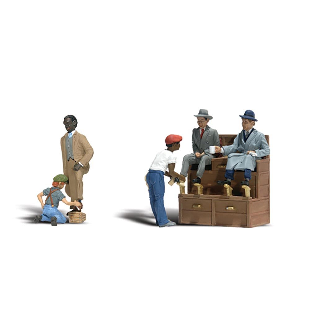 Woodland Scenics A2176 N Shoe Shiners N Gauge