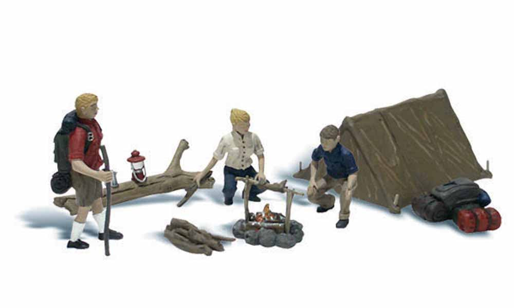 Woodland Scenics A2199 Campers N Gauge Figures Animals & Vehicles Landscaping