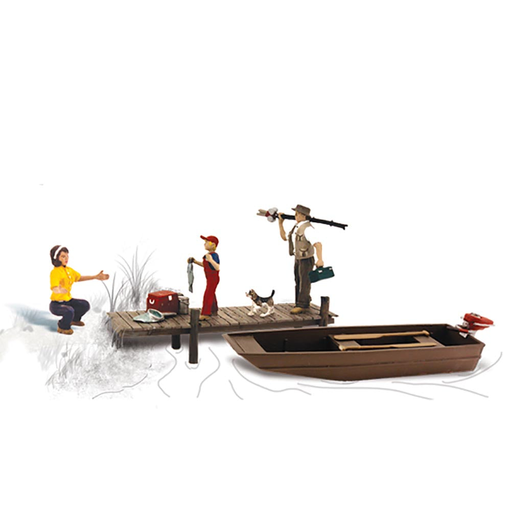 Woodland Scenics A2203 N Family Fishing N Gauge