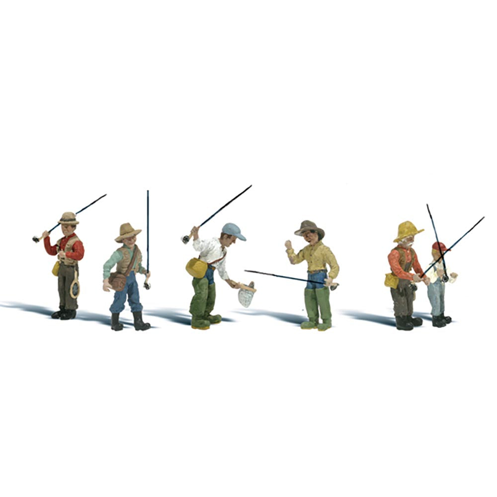 Woodland Scenics A2215 N Fly Fishermen N Gauge