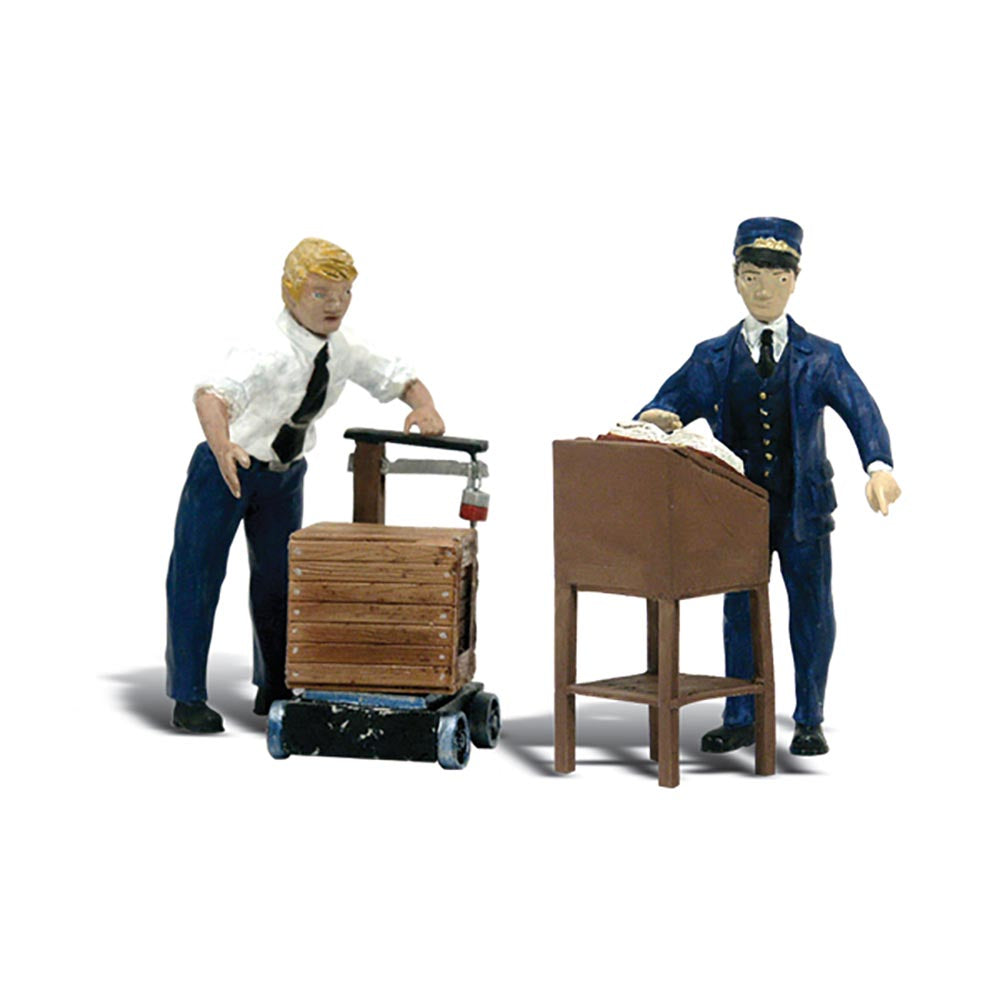 Woodland Scenics A2555 G Dedicated Depot Workers G Gauge