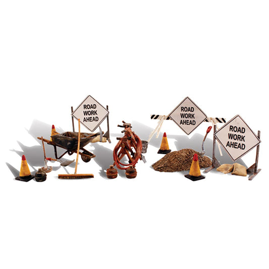 Woodland Scenics A2762 O Scale Road Crew Details O Gauge