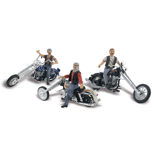 Woodland Scenics AS5344 N Bad Boy Bikers N Gauge