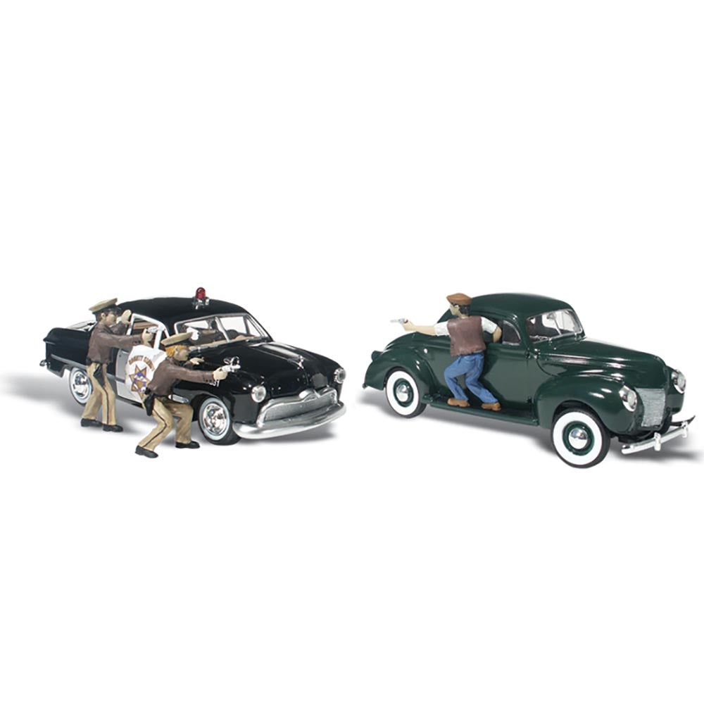Woodland Scenics AS5540 HO Getaway Gangsters HO Gauge