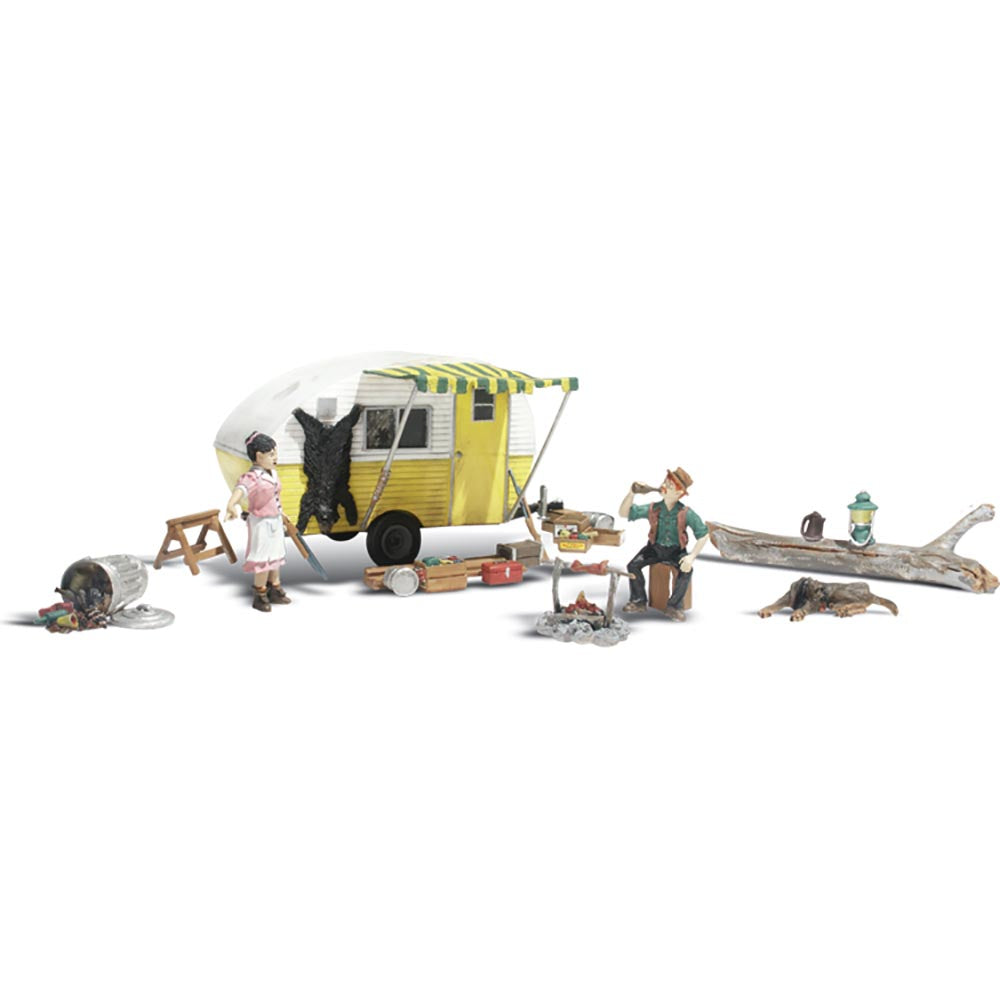 Woodland Scenics WAS5542 HO Ma & Pa's Trailer Haven 1:87