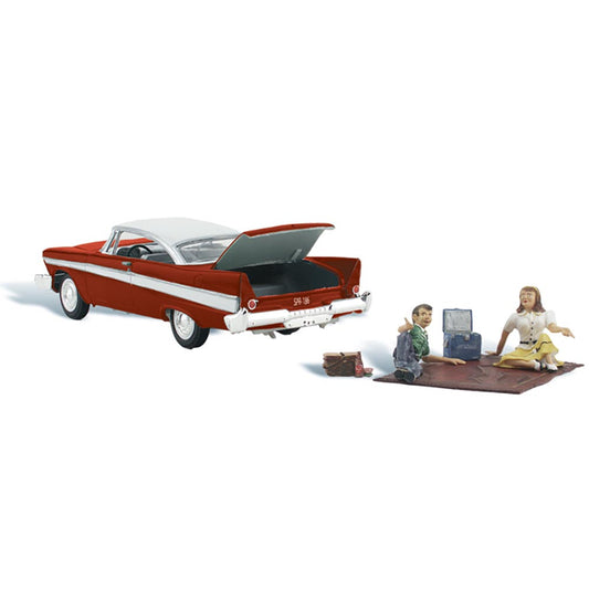 Woodland Scenics AS5552 HO Parked For A Picnic HO Gauge