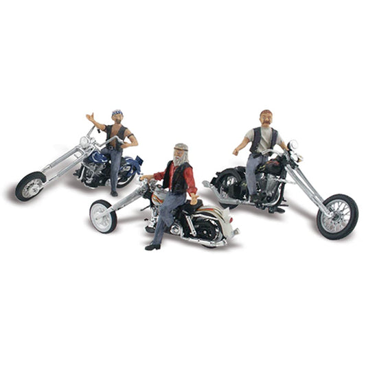 Woodland Scenics AS5554 HO Bad Boy Bikers HO Gauge