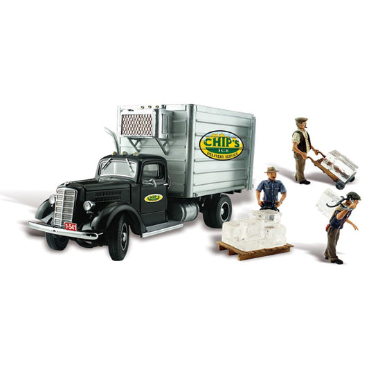Woodland Scenics AS5557 Ho Chip's Ice Truck HO Gauge
