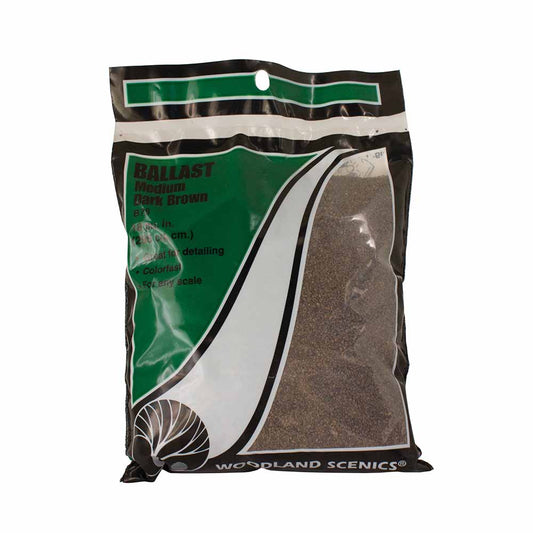 Woodland Scenics B78 Dark Brown Medium Ballast - Bag Landscaping