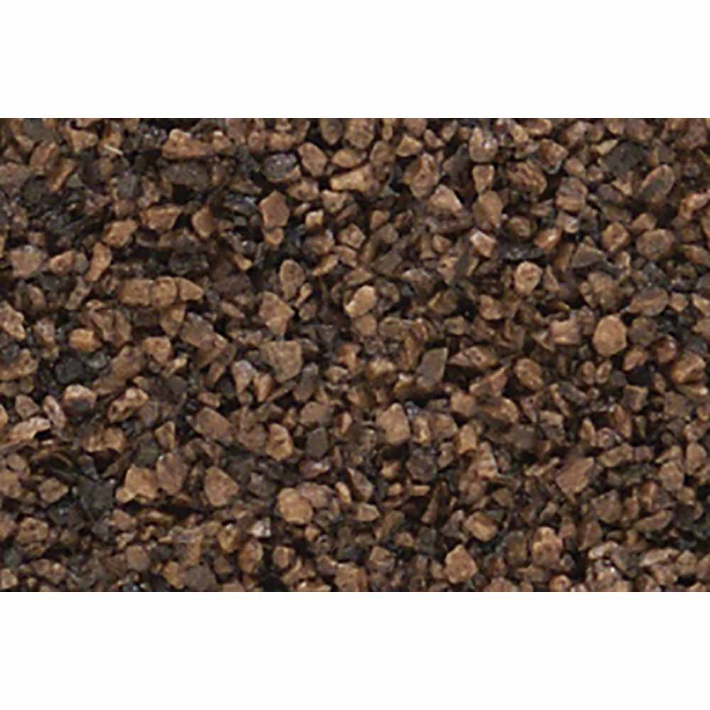 Woodland Scenics B85 Dark Brown Coarse Ballast - Bag Landscaping