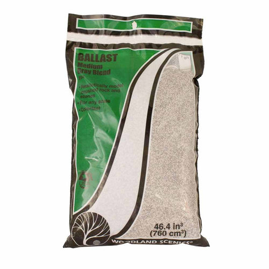 Woodland Scenics B94 Grey Blend Ballast - Bag Landscaping