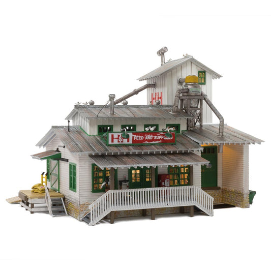 Woodland Scenics BR4949 N H & H Feed Mill N Gauge