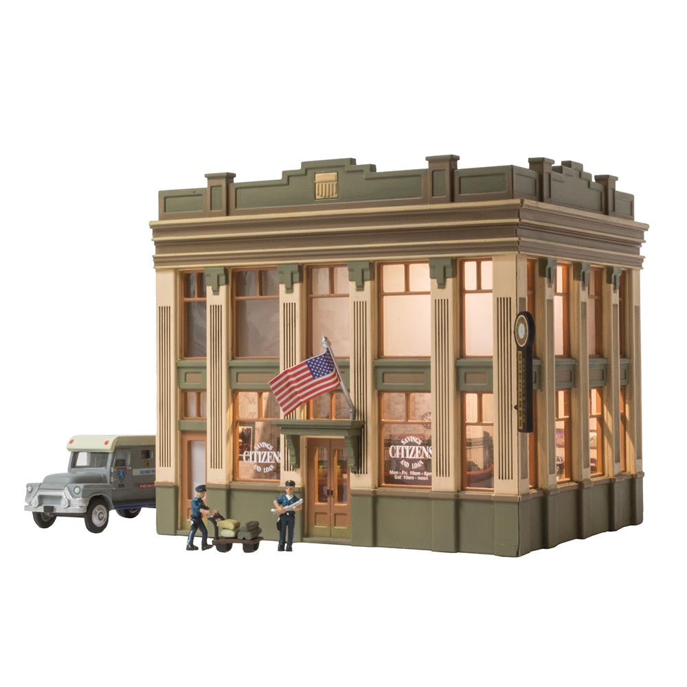 Woodland Scenics BR5033 Ho Citizens Savings and Loan HO Gauge