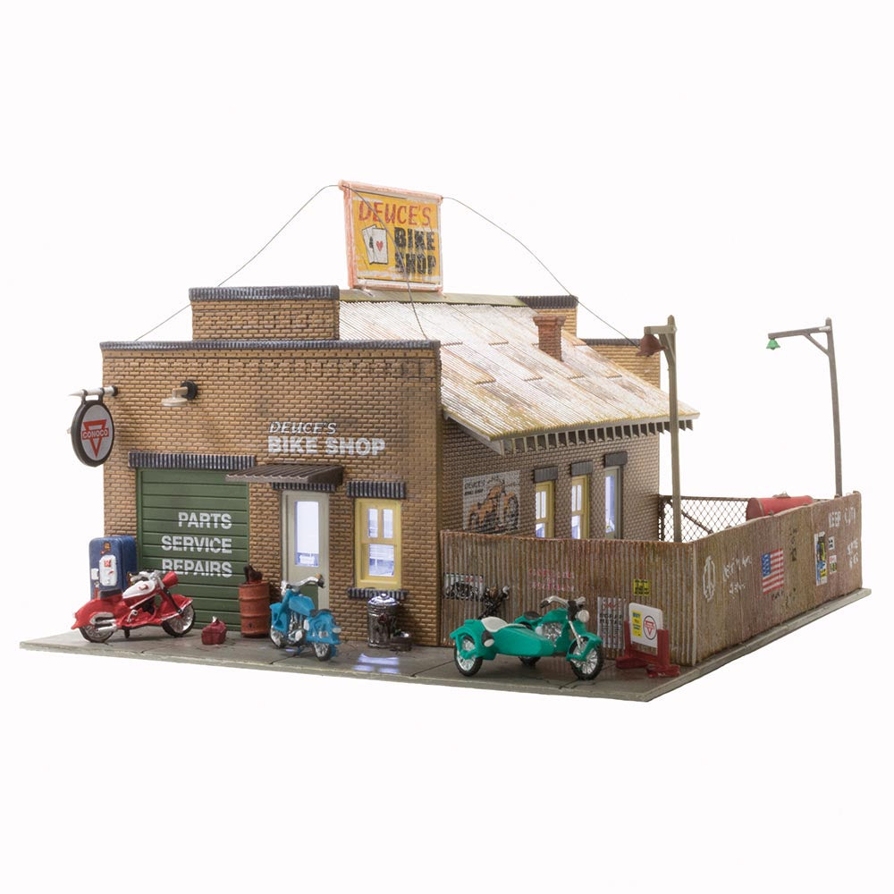 Woodland Scenics BR5045 HO Deuce's Bike Shop HO Gauge