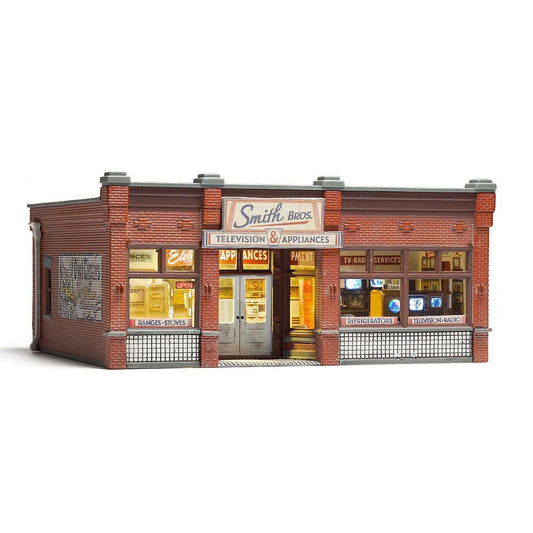 Woodland Scenics BR5069 HO Smith Brothers TV & Appliance HO Gauge