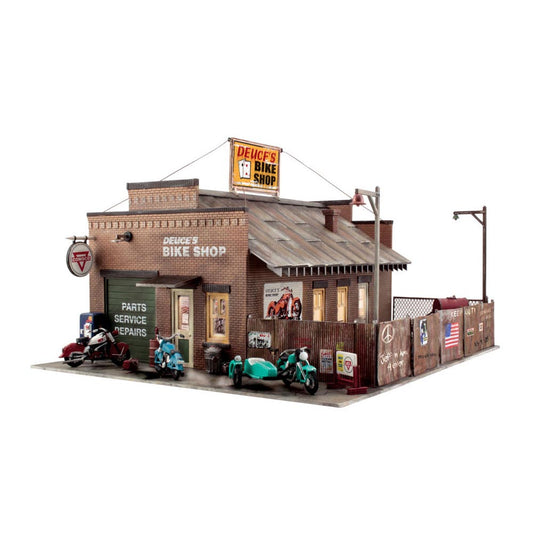 Woodland Scenics BR5846 O Deuce's Bike Shop O Gauge