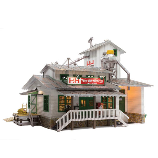 Woodland Scenics BR5859 O H & H Feed Mill O Gauge
