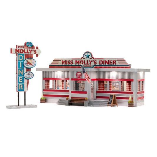 Woodland Scenics WBR5870 O Miss Molly's Diner 1:48