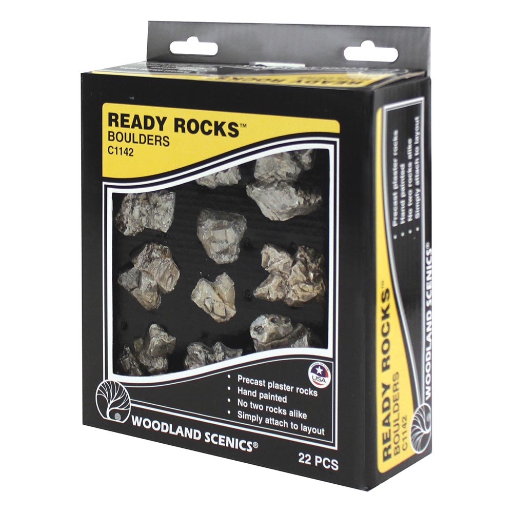 Woodland Scenics C1142 Boulders Ready Rocks Railway Landscaping Scenics