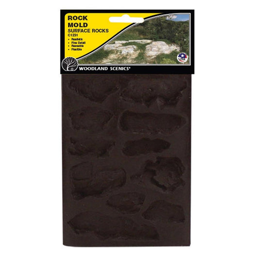Woodland Scenics C1231 Surface Rocks Rock Mould (5"x7") Railway Landscaping Scenics
