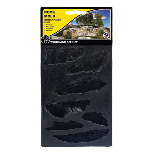 Woodland Scenics C1233 Embankments Rock Mould (5"x7") Railway Landscaping Scenics