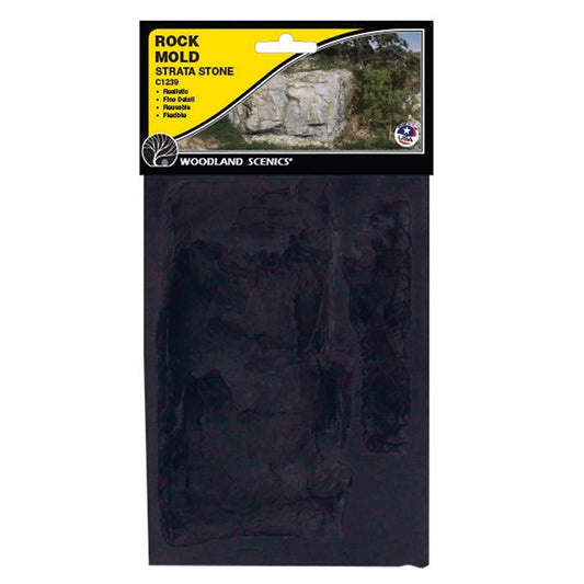 Woodland Scenics C1239 Strata Stone Rock Mould (5"x7") Railway Landscaping Scenics