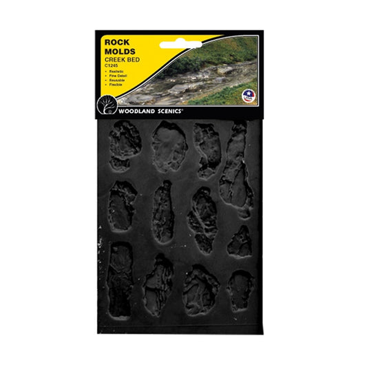 Woodland Scenics C1246 Creek Bed Rock Mould (5"x7") Railway Landscaping Scenics
