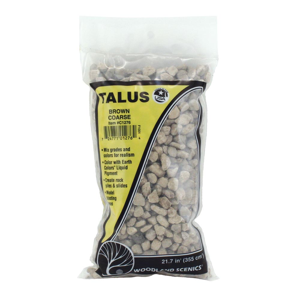 Woodland Scenics C1276 Coarse Brown Talus Railway Landscaping Scenics