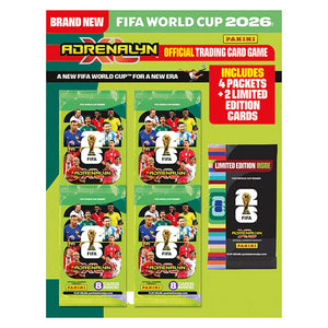 Panini FIFA World Cup 2026 Adrenalyn XL - Multipack (4 Packs + Cards)