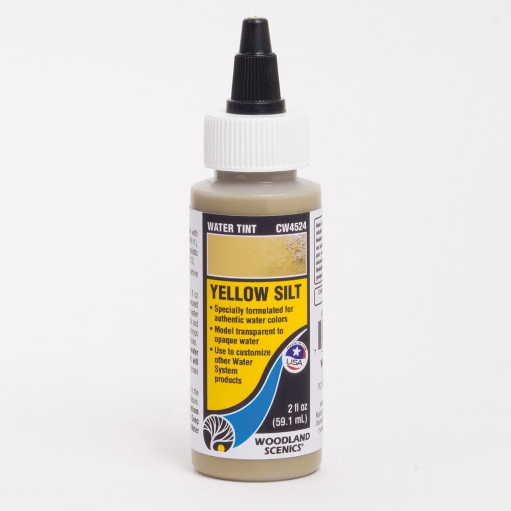 Woodland Scenics CW4524 Yellow Silt Water Tint Railway Landscaping Scenics