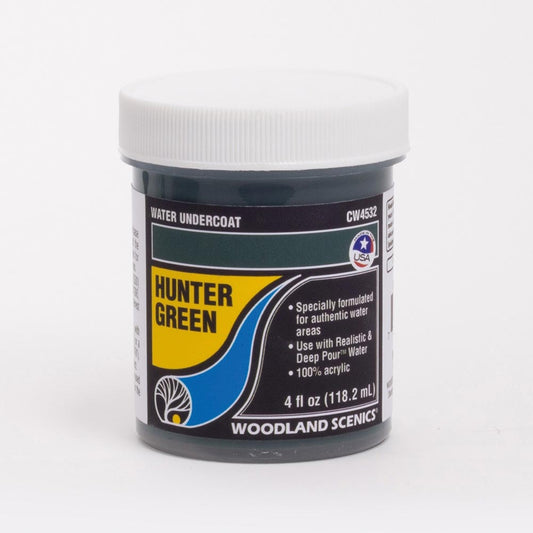 Woodland Scenics CW4532 Hunter Green Water Undercoat Railway Landscaping Scenics