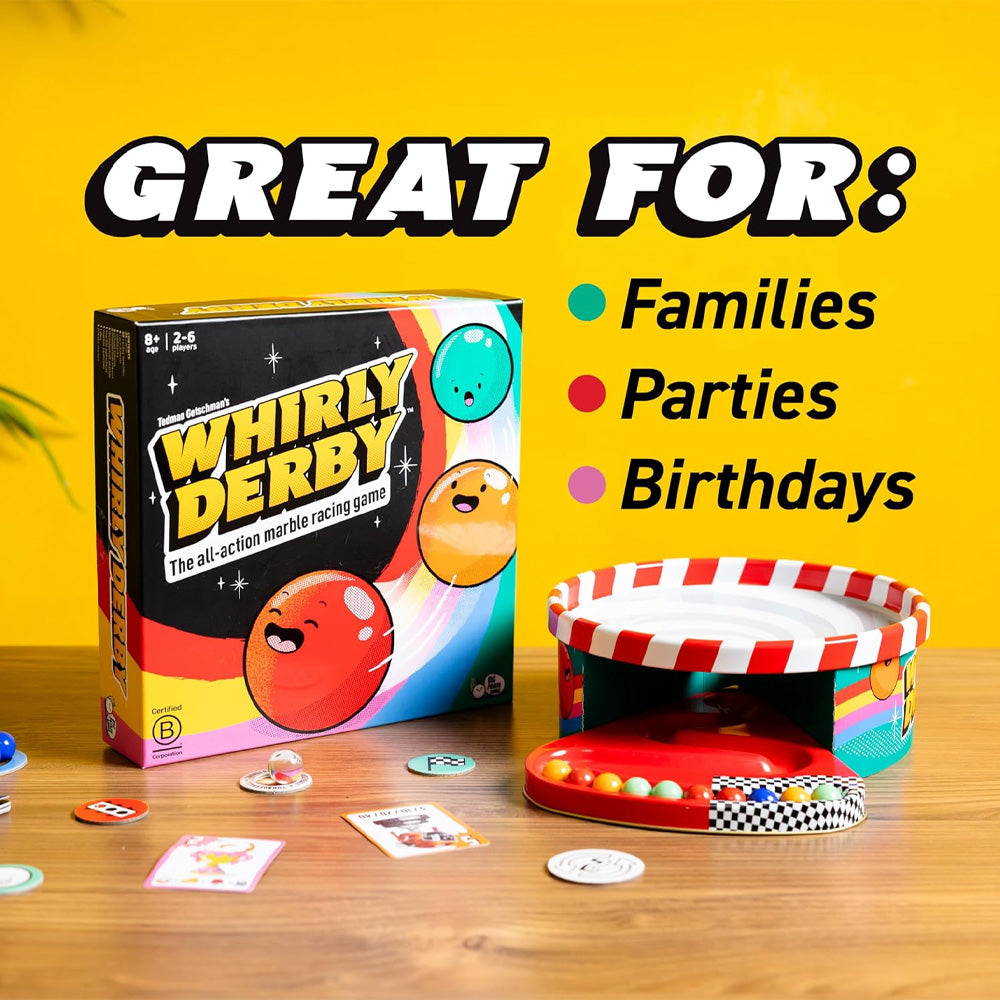 Whirly Derby - Marble Racing Game Age 8+ Big Potato Games