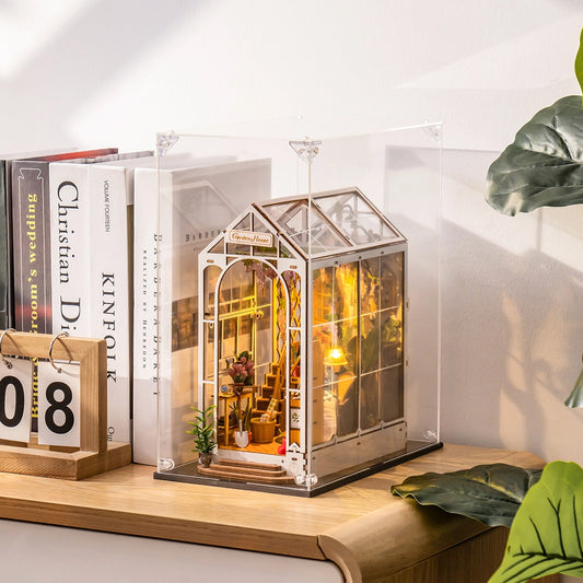 Rolife Book Nook Dust Cover Display Case WD1001