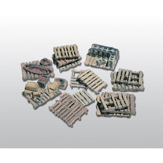 Woodland Scenics D204 15 Assorted Skids/Palletts HO Gauge