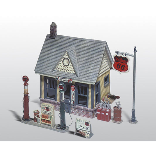 Woodland Scenics D223 Gas Station HO Gauge