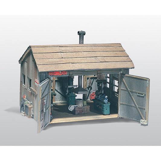 Woodland Scenics D240 Tucker Bros Machine Shop HO Gauge