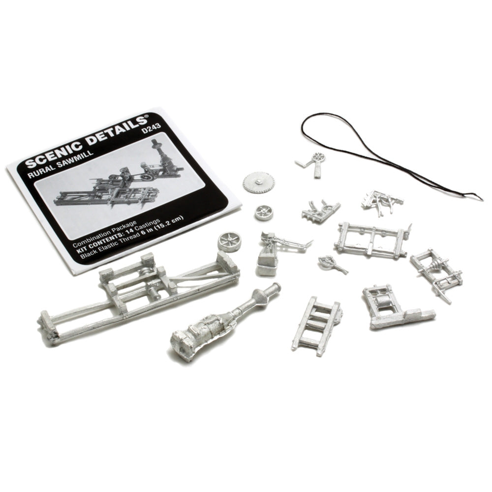 Woodland Scenics D243 Rural Sawmill HO Gauge