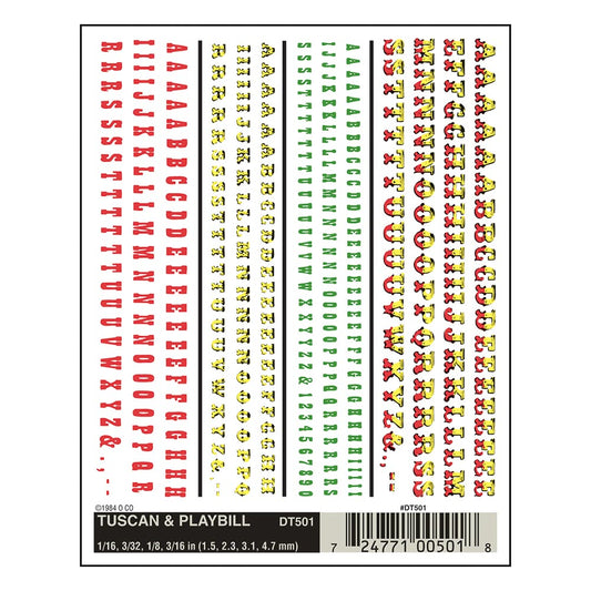 Woodland Scenics DT501 Tuscan & Playbill