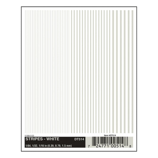 Woodland Scenics DT514 Stripes - White