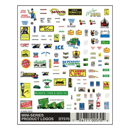 Woodland Scenics DT570 Mini-Series Product Logos
