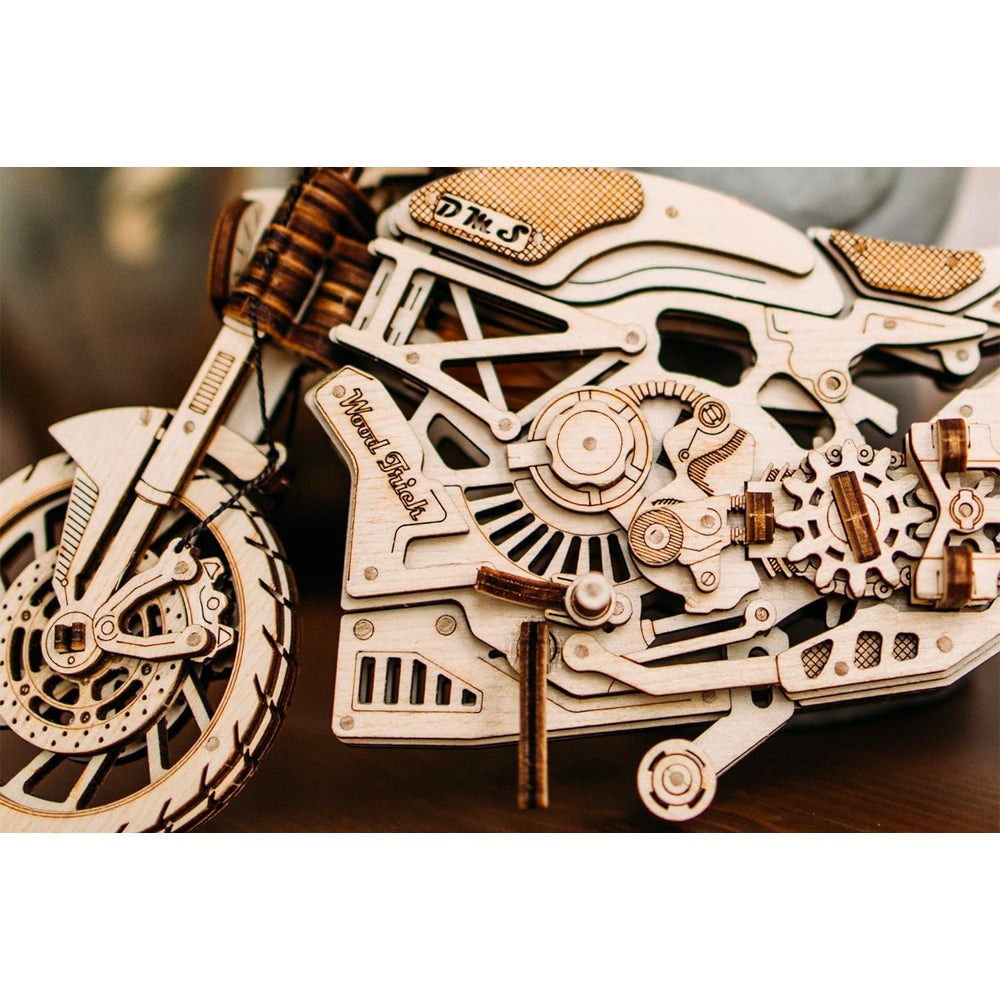 Wood Trick Motorcycle DMS Wooden Model Kit WDTK003