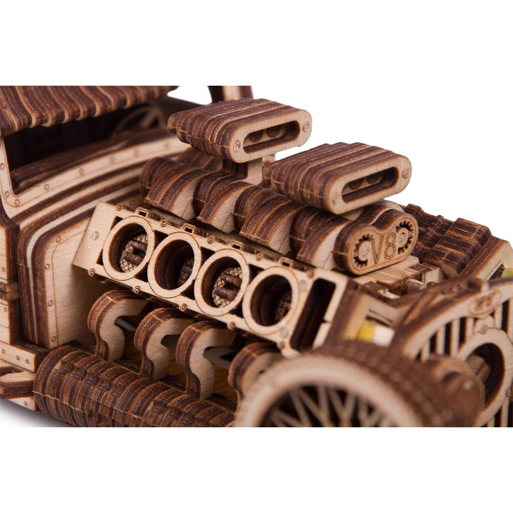 Wood Trick Hot Rod Wooden Model Kit WDTK023
