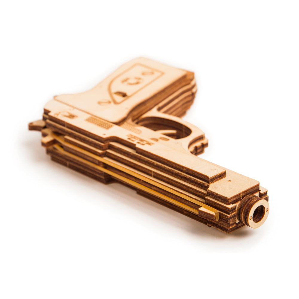 Wood Trick Gun M1 + Shooting Range Wooden Model Kit WDTK059