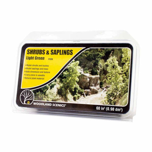 Woodland Scenics F1128 Light Green Shrubs & Saplings Scenic Brush Foliage